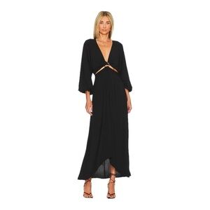 L*Space Colette Dress in Black NWT